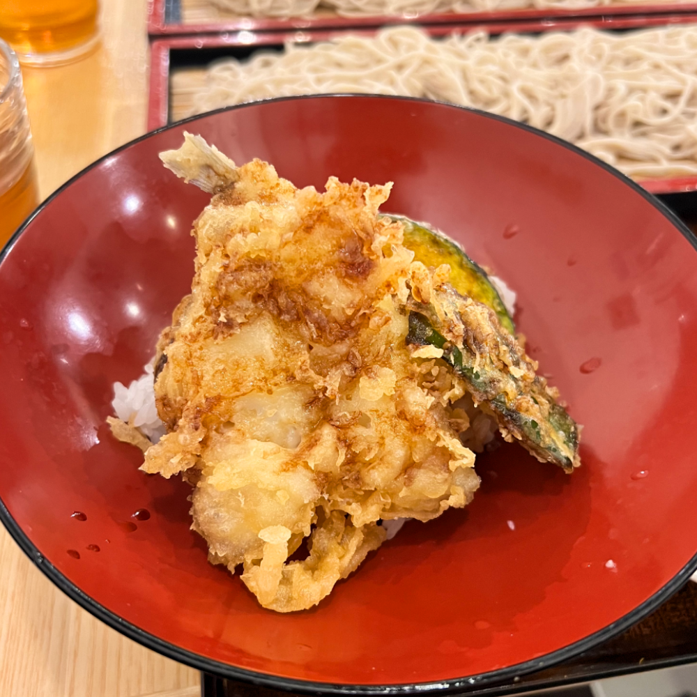 そば道の鱚天丼