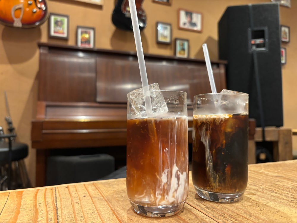 サービスのコーヒー