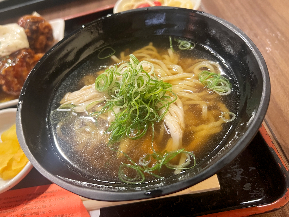 セットの選べるラーメン「あっさりラーメン」